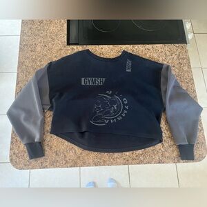 Black/Grey Gymshark Long Sleeve Shirt